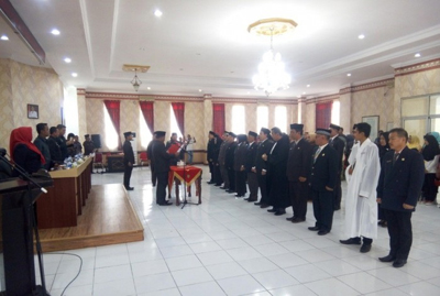 Ini 20 Kepala Puskesmas yang Dilantik Wabup Jamiluddin